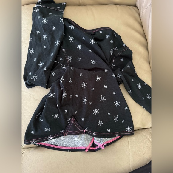 NWOT FREE PEOPLE INTIMATELY BLACK QUILTED LOVE PAJAMAS SET. MSRP $128 - Picture 14 of 17